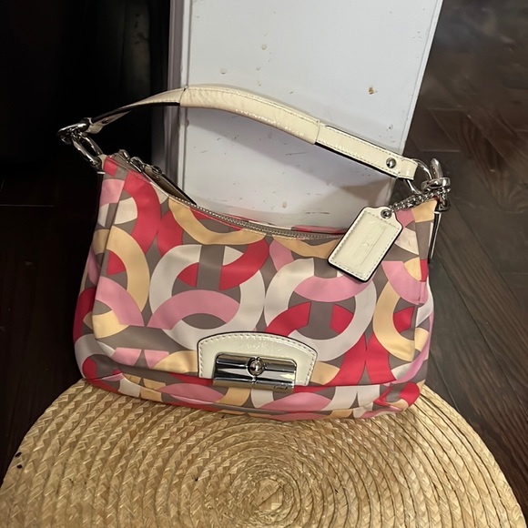 Coach Mini Limited Edition Baguette Canvas Hand Bag - Picture 1 of 8